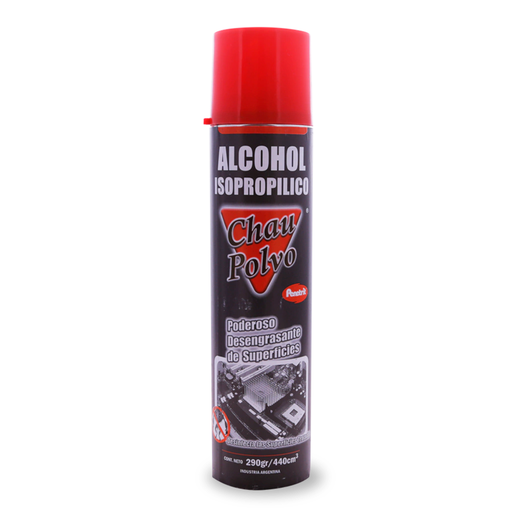 AIRE COMPRIMIDO EN AEROSOL c/ ALCOHOL ISOPROPILICO 440cm3 290gr PENETRIT