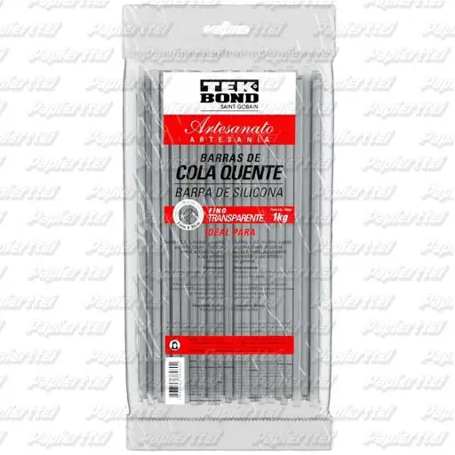 [721487] SILICONA EN BARRA P/ PISTOLA CALIENTE 7MMX30CM bolsa x 1kg TEK BOND